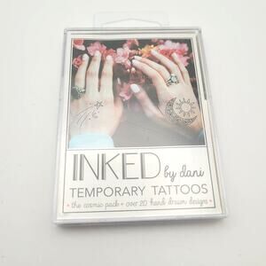INKED by dani Temporary Tattoos Cosmic Pack Hand Drawn Designs